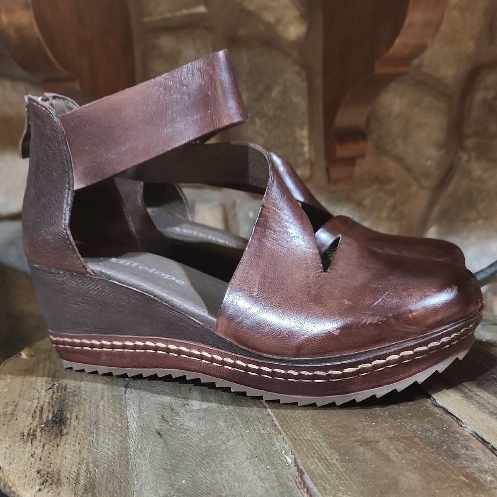 Antelope - Trianna Ladies Sandals Size 37, Coffee Leather - Picture 5 of 7